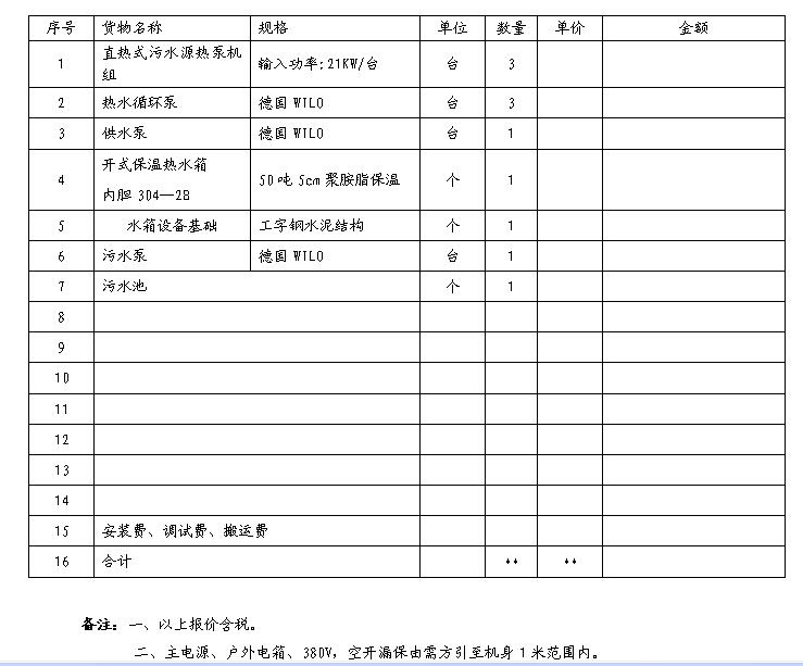 洗浴中心余熱回收系統報價